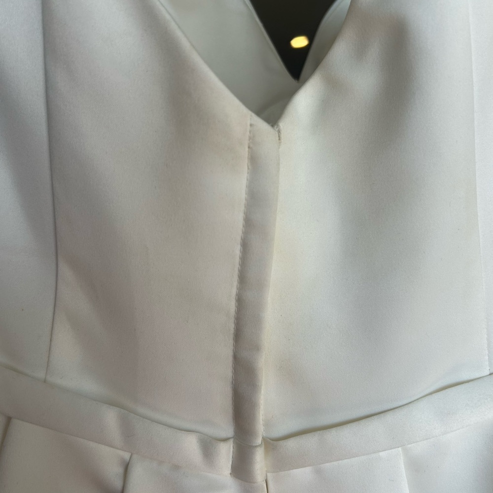 David's Bridal Elegant Cream Wedding Dress STYLE# WG3979 - Picture 9 of 9